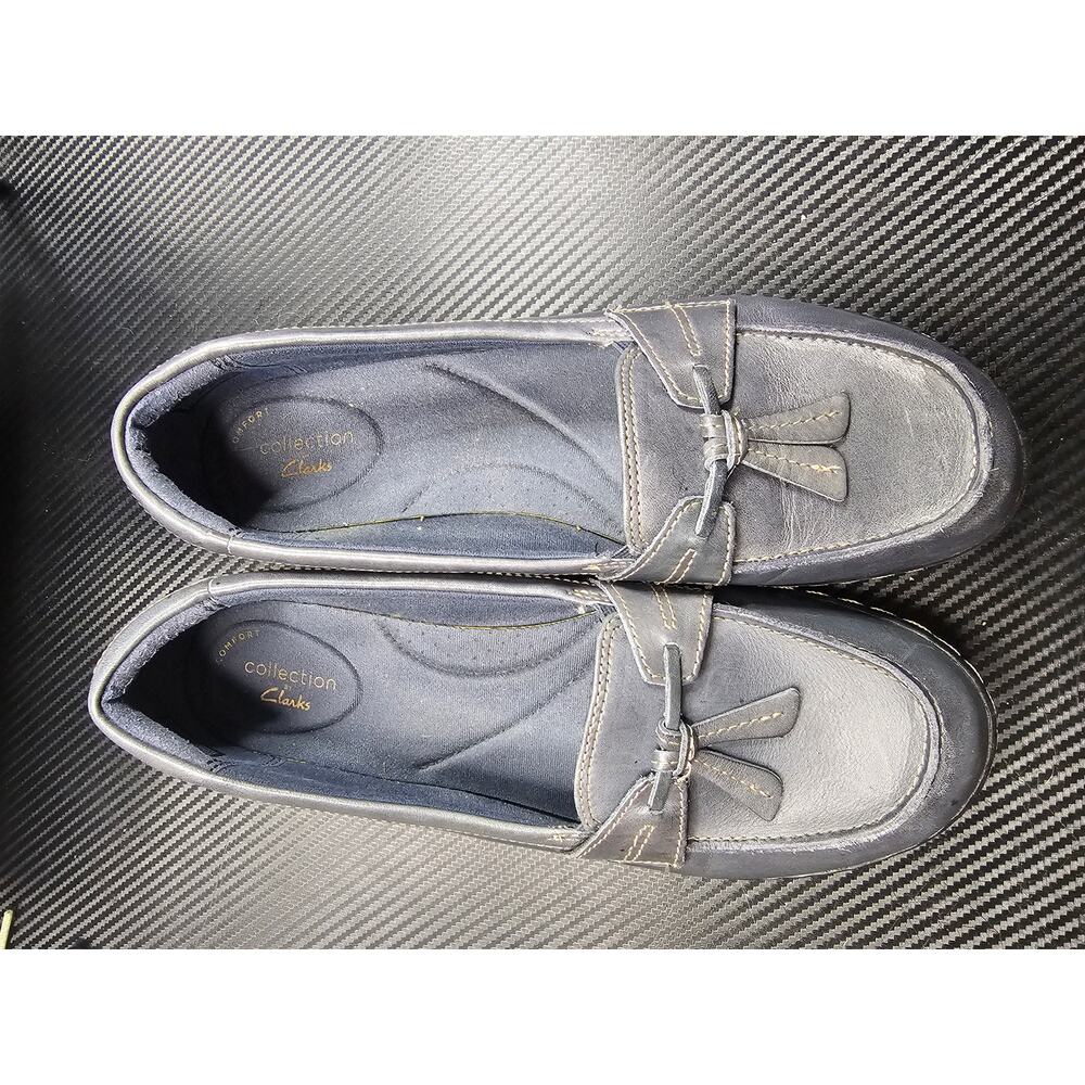 Clarks Womens US 9 Ultimate Comfort Collection Gray Loafer Slip On Shoe 15260